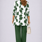 Soraia™ | Conjunto de 3 Peças Verde e Branco - | Benedita Lisboa