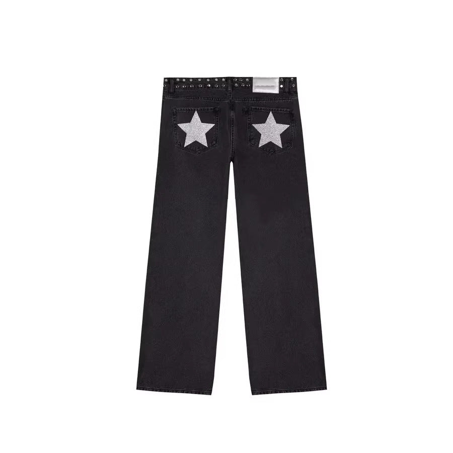 SuperStar™ | Jeans com Design de Estrelas - 0 | Benedita Lisboa