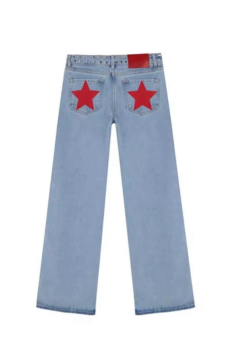 SuperStar™ | Jeans com Design de Estrelas - 0 | Benedita Lisboa