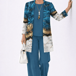 Tatiana™ | Conjunto de 3 Peças Mármore Azul e Dourado - | Benedita Lisboa