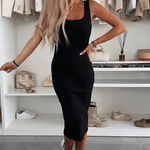 Tatiana™ | Conjunto de Vestido Midi & Cardigan - | Benedita Lisboa