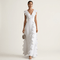 Tatiana™ | Vestido Maxi com Decote em V e Mangas Fluídas em Camadas, Super Elegante - | Benedita Lisboa