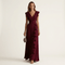 Tatiana™ | Vestido Maxi com Decote em V e Mangas Fluídas em Camadas, Super Elegante - | Benedita Lisboa