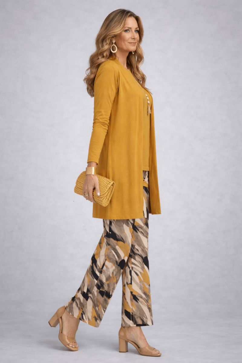 Telma™ | Conjunto de 3 Peças Amarelo - | Benedita Lisboa