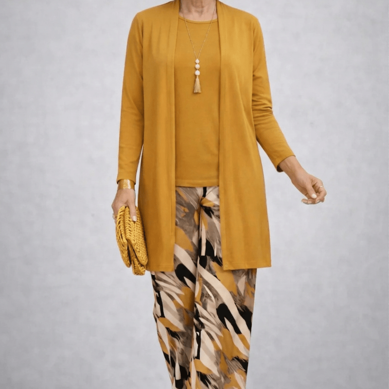 Telma™ | Conjunto de 3 Peças Amarelo - | Benedita Lisboa