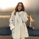 Teresa™ | Cardigan de Malha com Bolsos - | Benedita Lisboa