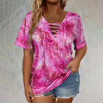 Top Larga Tie-Dye com Laço - | Benedita Lisboa