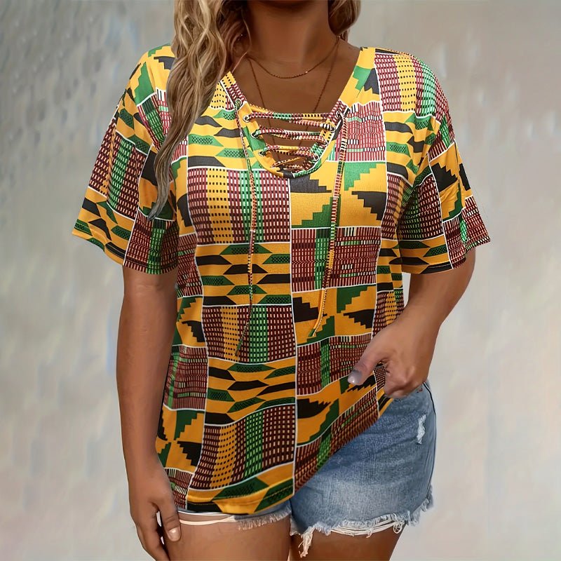 Top Larga Tie-Dye com Laço - | Benedita Lisboa