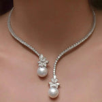 Valentina - Colar Elegante com Pérolas de Prata de Lei - | Benedita Lisboa