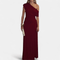 VALENTINA™ – Vestido Midi Plissado Assimétrico Sexy - | Benedita Lisboa