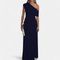 VALENTINA™ – Vestido Midi Plissado Assimétrico Sexy - | Benedita Lisboa