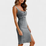 Valeria™ | Vestido de ganga - | Benedita Lisboa