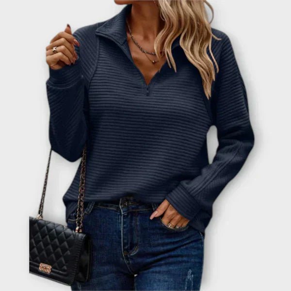 Vânia™ | Suéter de Malha Elegante - | Benedita Lisboa
