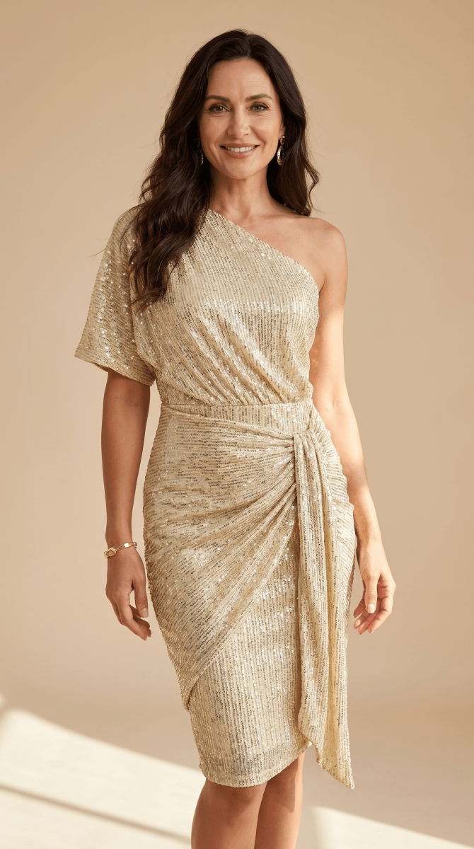 Vera™ | Vestido com Brilho Elegante - 0 | Benedita Lisboa