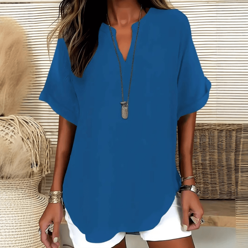 Verônica | Blusa Super Confortável e Leve, Ideal Para Dias Quentes - | Benedita Lisboa