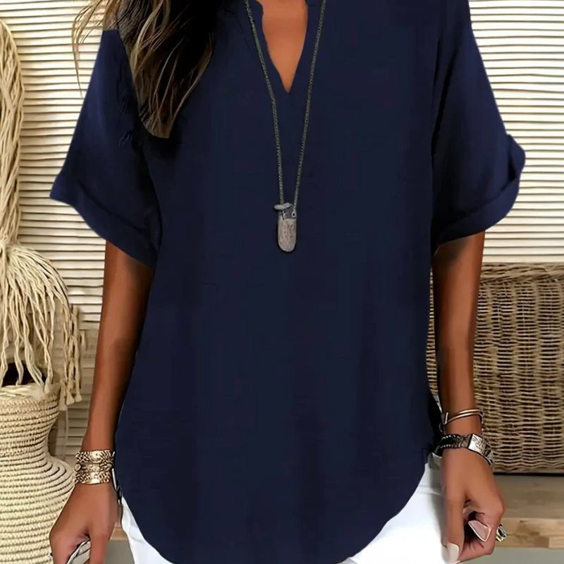 Verônica | Blusa Super Confortável e Leve, Ideal Para Dias Quentes - | Benedita Lisboa