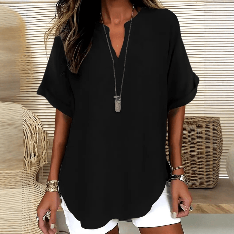 Verônica | Blusa Super Confortável e Leve, Ideal Para Dias Quentes - | Benedita Lisboa