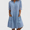 Vestido Bretanha™ | Silhueta Perfeita em Denim - Robes | Benedita Lisboa
