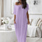 Vestido Casual Assimétrico Oversized de Ombro Descido - | Benedita Lisboa
