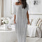 Vestido Casual Assimétrico Oversized de Ombro Descido - | Benedita Lisboa
