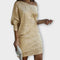 Vestido de festa com lantejoulas e contraste - | Benedita Lisboa