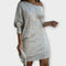 Vestido de festa com lantejoulas e contraste - | Benedita Lisboa