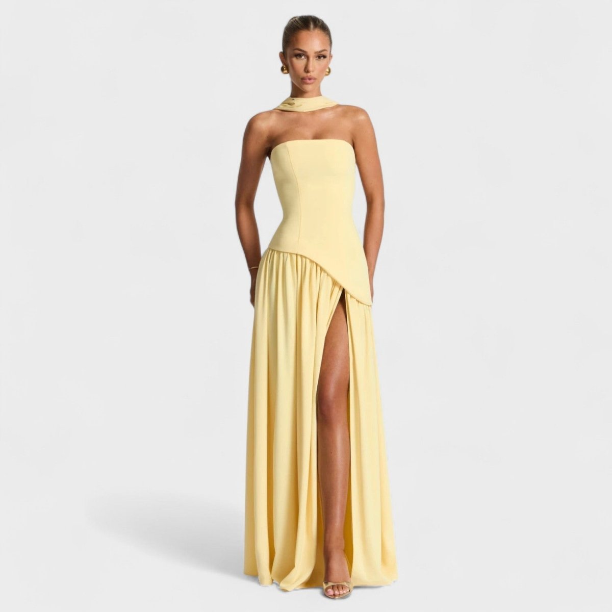 Vestido de Gala Leonor™ | Edição Elegante - | Benedita Lisboa