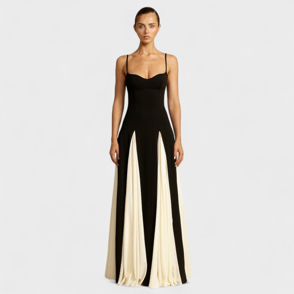 Vestido Gala Noir Ivory - | Benedita Lisboa