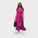 Vestido Lírio Rosa™ | Estilo Boho Chic - | Benedita Lisboa