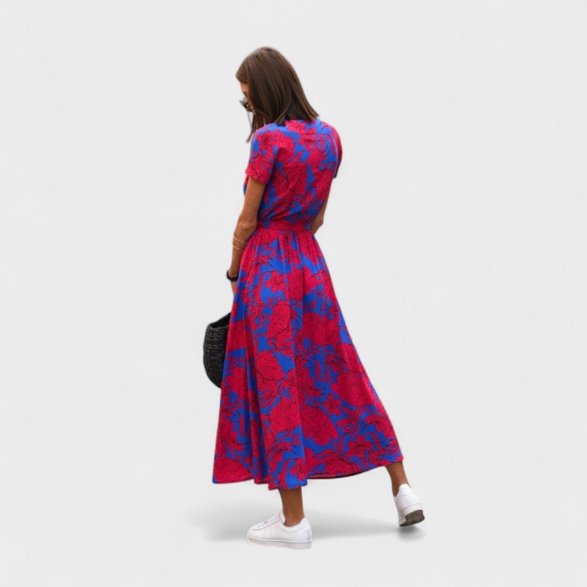 Vestido Lírio Rosa™ | Estilo Boho Chic - | Benedita Lisboa