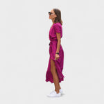 Vestido Lírio Rosa™ | Estilo Boho Chic - | Benedita Lisboa