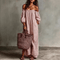 Vestido Maxi Boho Sem Alças Sem Esforço - | Benedita Lisboa
