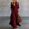 Vestido Maxi Casual de Camisa com Botões e Bolsos - | Benedita Lisboa
