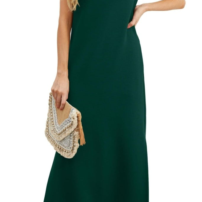 Vestido Maxi Casual Feminino, Largura Solta e Sem Rugas - DRESS | Benedita Lisboa