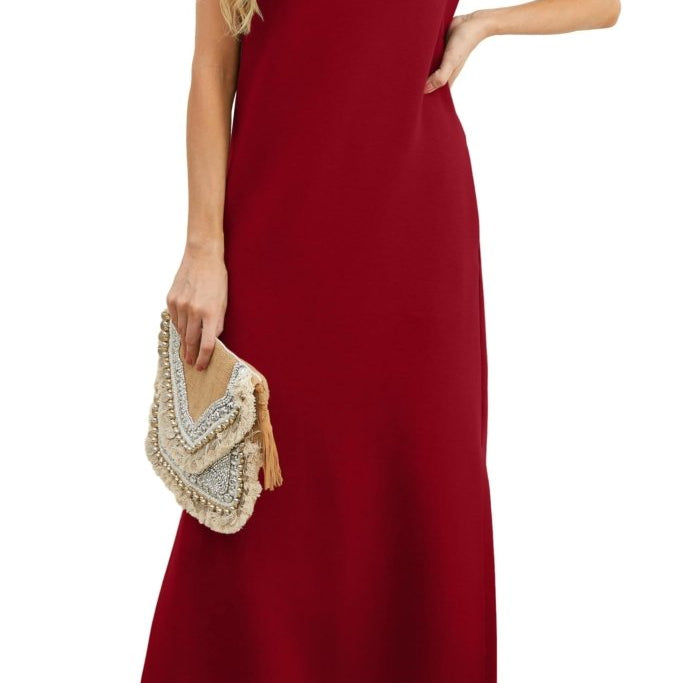 Vestido Maxi Casual Feminino, Largura Solta e Sem Rugas - DRESS | Benedita Lisboa