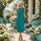 Vestido Midi Maureen™ com bolsos - DRESSES | Benedita Lisboa