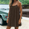Vestido Mini Cami Sem Costas com Pregas - | Benedita Lisboa