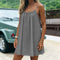 Vestido Mini Cami Sem Costas com Pregas - | Benedita Lisboa