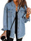 Xana™ | Blusa Jeans Clássica, Confortável e Ideal Para o Dia a Dia - | Benedita Lisboa