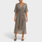 Yalina™ | Vestido elegante à volta da cintura com cintura ajustável - | Benedita Lisboa