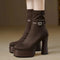 Yanete™ | Botas de plataforma de luxo com conforto e estilo em cada passo - | Benedita Lisboa