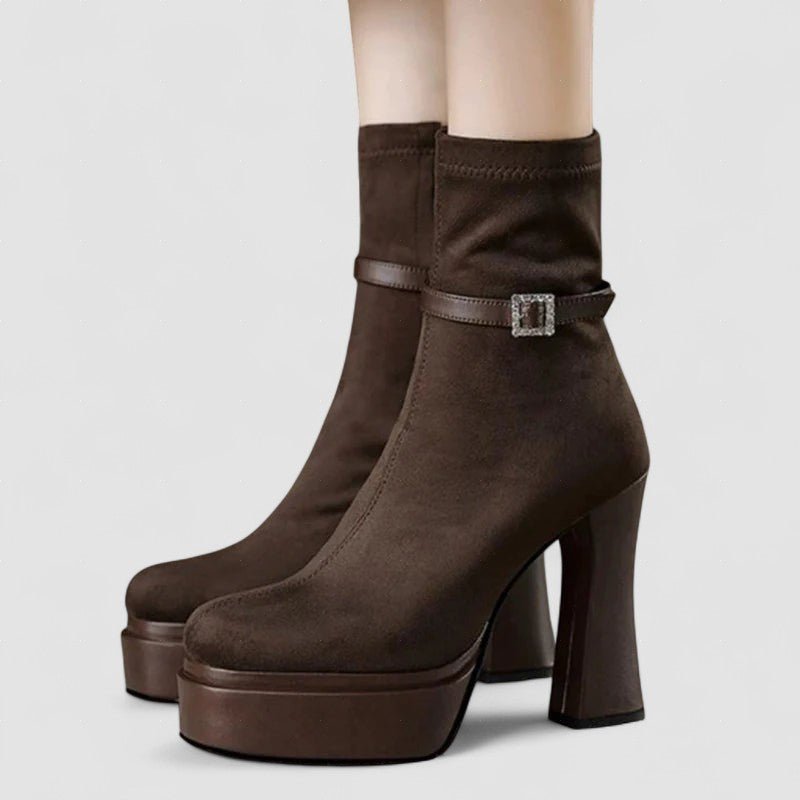 Yanete™ | Botas de plataforma de luxo com conforto e estilo em cada passo - | Benedita Lisboa
