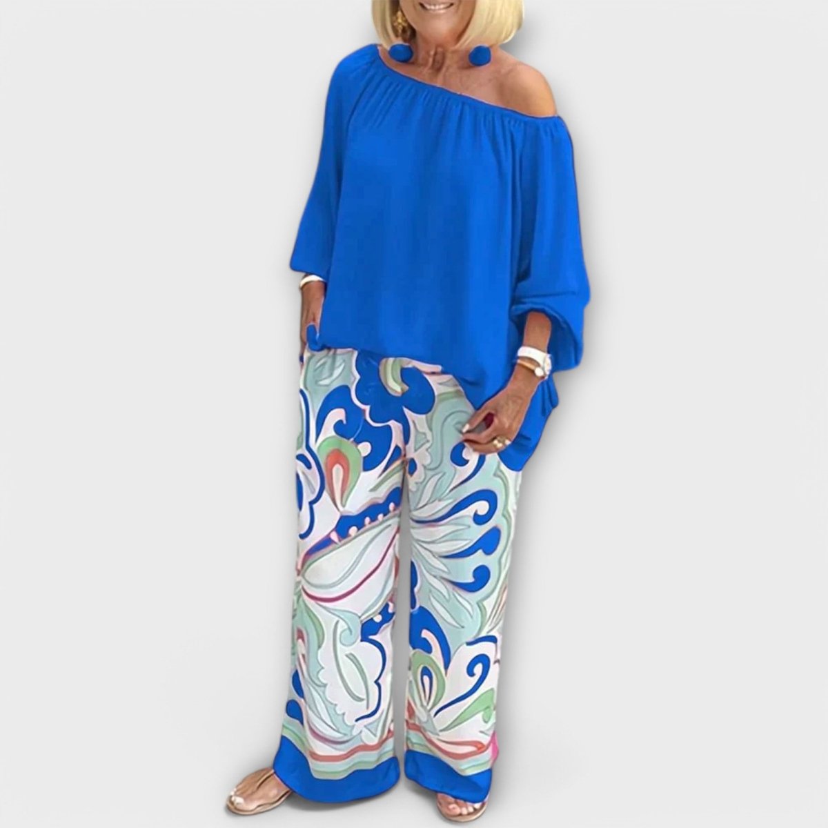 Yesenia™ | Conjunto casual de duas peças - | Benedita Lisboa