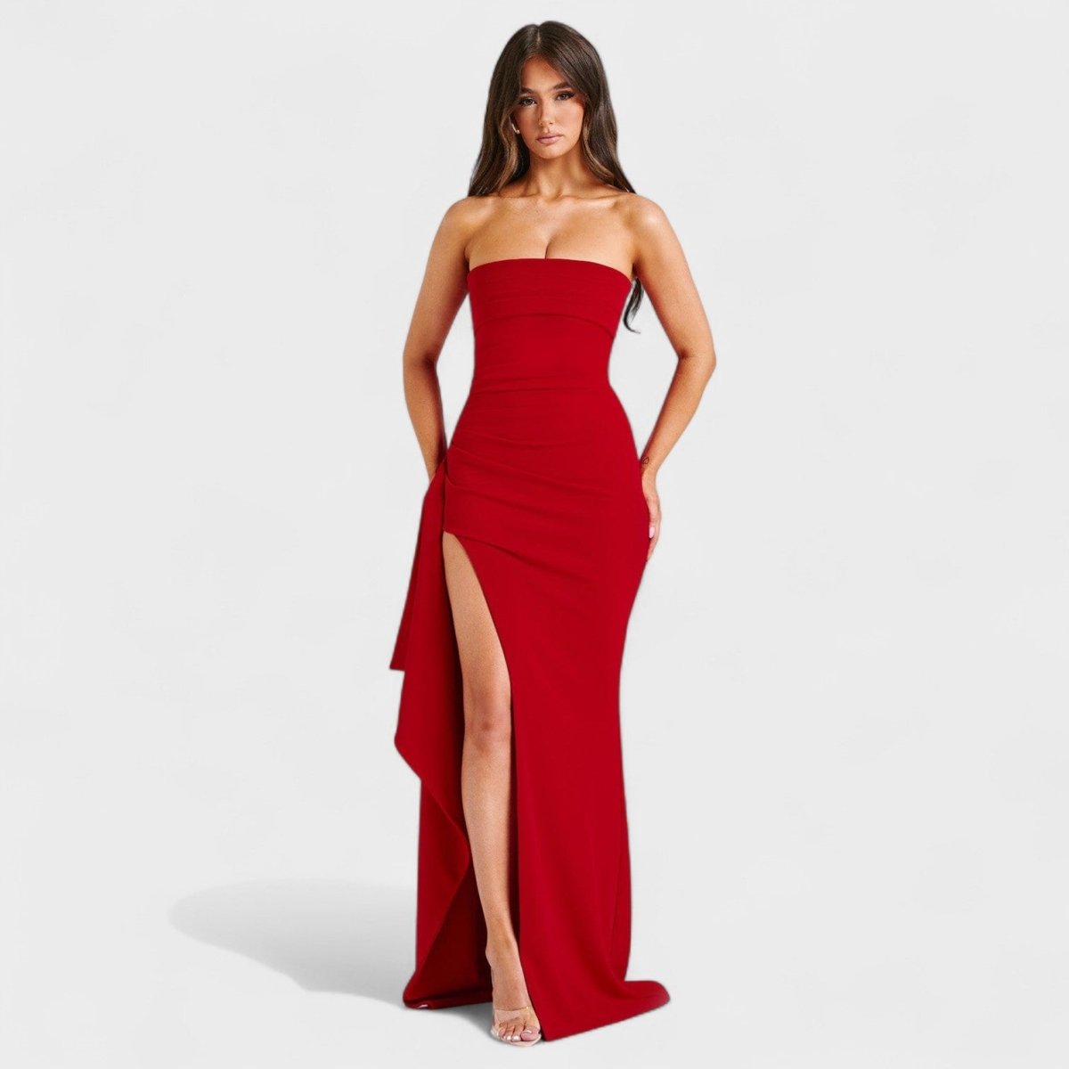 Zafira™ | Vestido Maxi Elegância e Sedução - | Benedita Lisboa