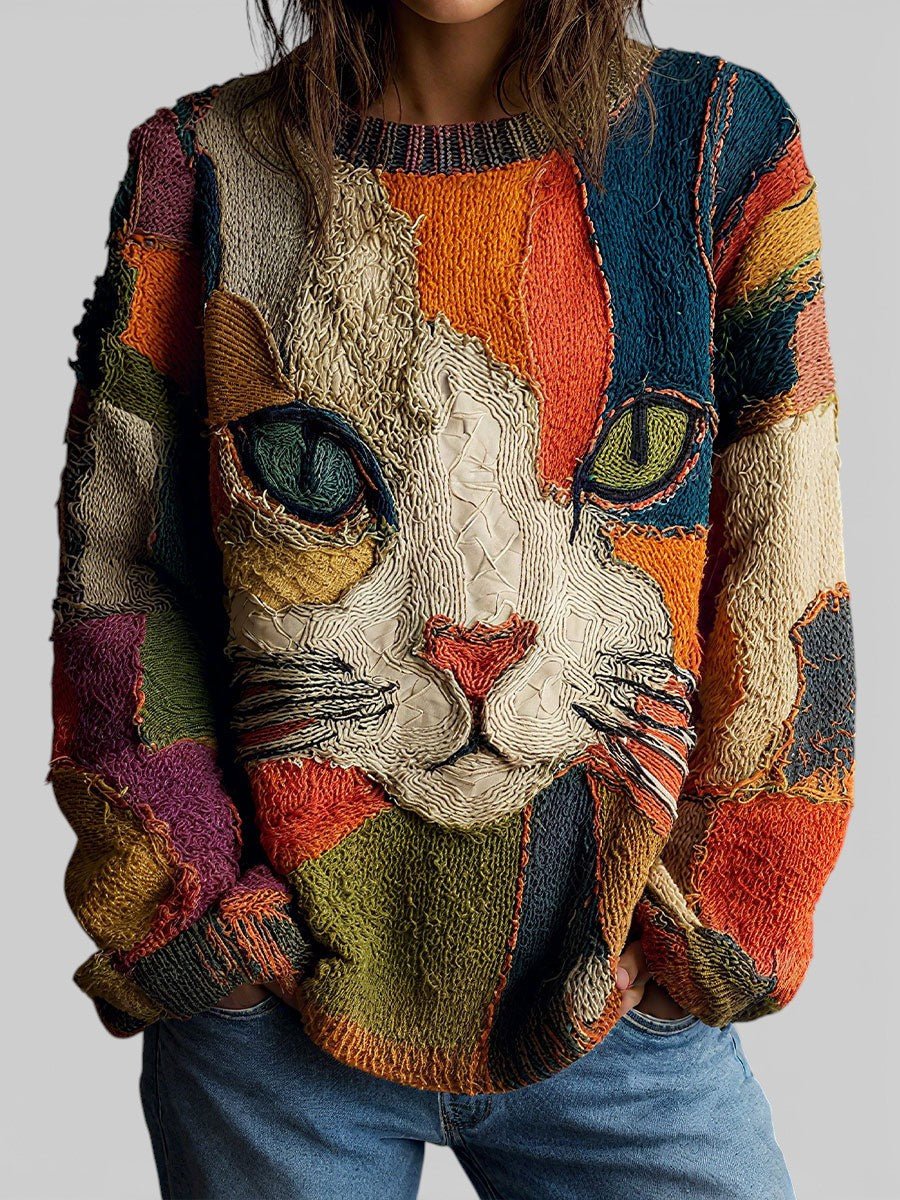 Zaira | Artistic Cat Statement Top - | Benedita Lisboa