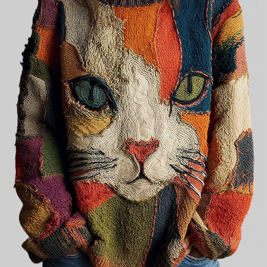 Zaira | Artistic Cat Statement Top - | Benedita Lisboa