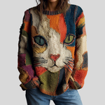 Zaira | Artistic Cat Statement Top - | Benedita Lisboa
