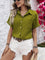 Zandra™ | Blusa de Botão de Manga Curta Confortável - Blouse | Benedita Lisboa