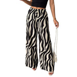 Zebra™ | Calças Largas Estampadas - 0 | Benedita Lisboa